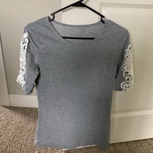 New Women’s cute crochet detail top